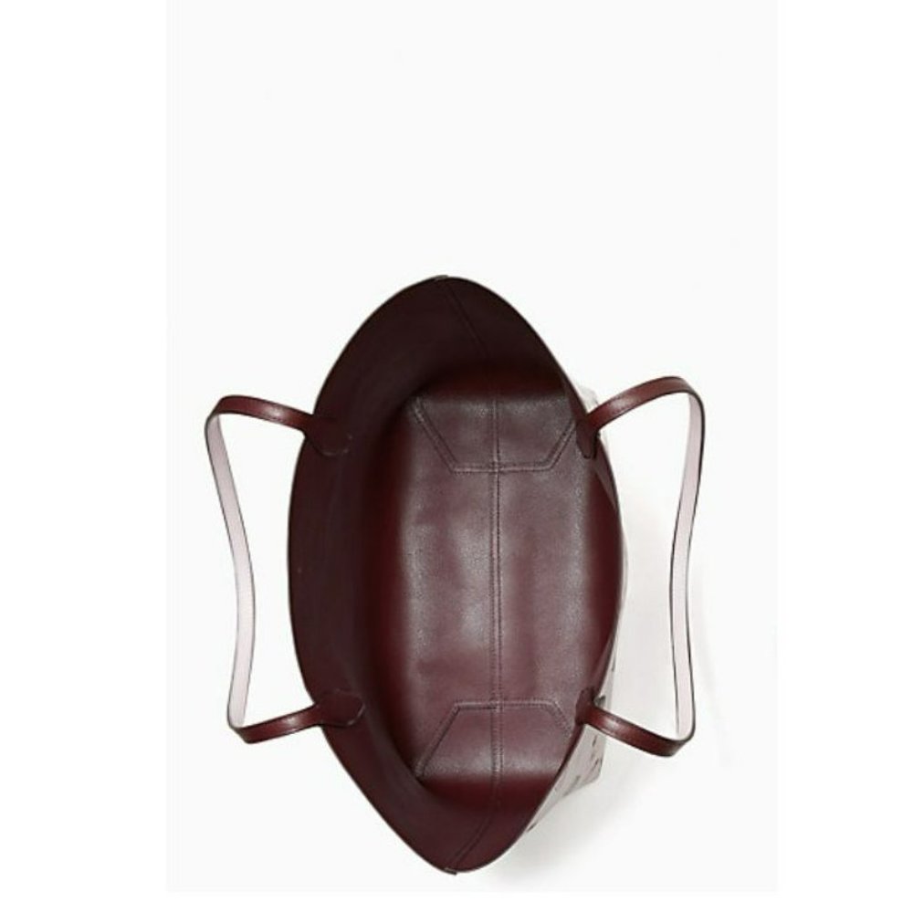 $329 Kate Spade Arch Champagne Large Reversible Tote Bag Purse - Picture 6 of 7